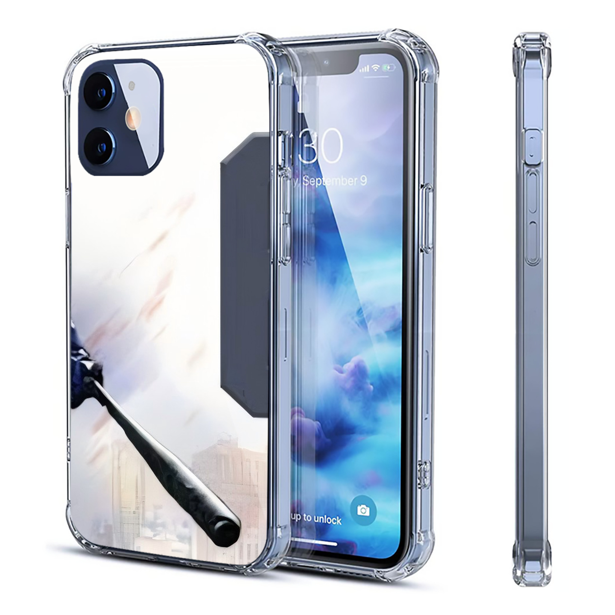 Aaron Judge 62 Home Runs Clear IPhone 12 Case – Soft TPU With UV Print – Enhanced Drop Protection, Precise Fit, Anti-Fingerprint, Customizable Design, Scratch-Resistant, Yellow-Resistant